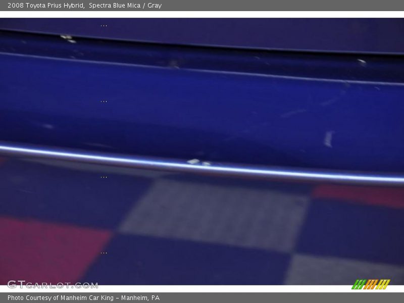Spectra Blue Mica / Gray 2008 Toyota Prius Hybrid