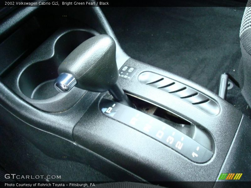 Bright Green Pearl / Black 2002 Volkswagen Cabrio GLS