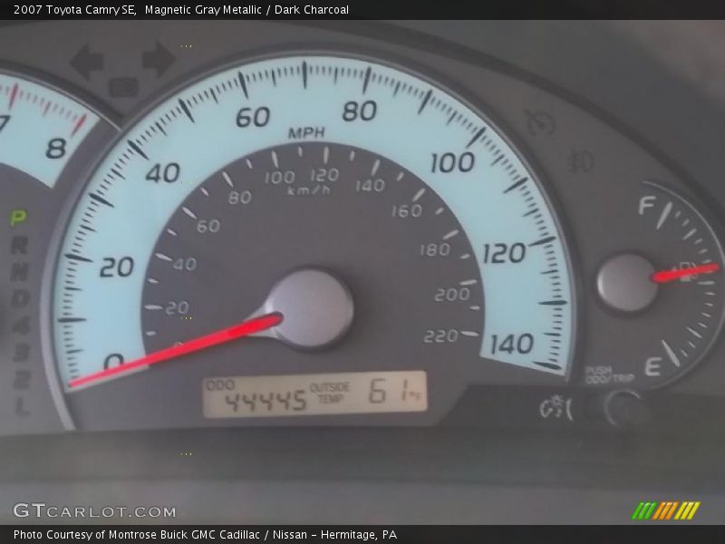 Magnetic Gray Metallic / Dark Charcoal 2007 Toyota Camry SE