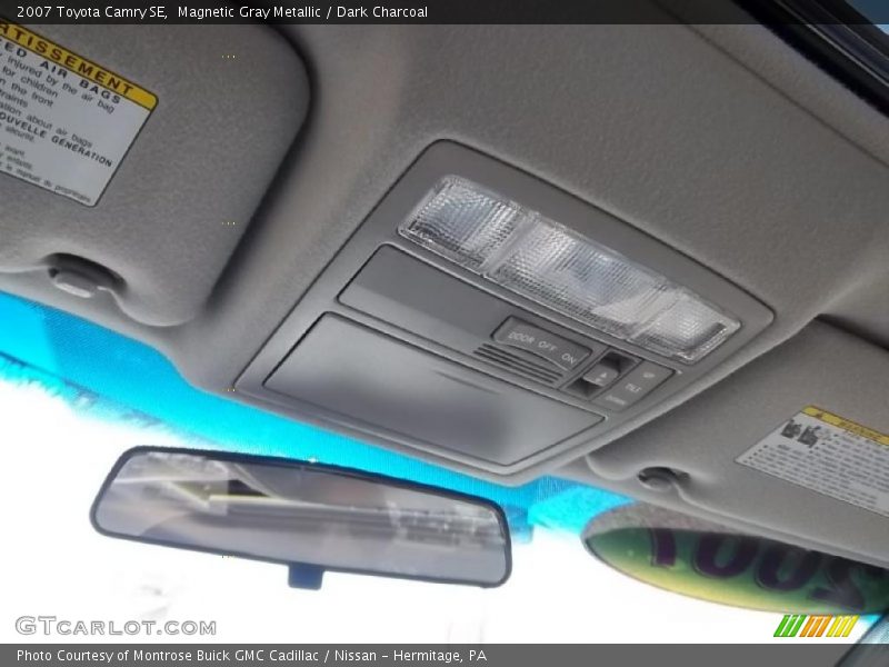 Magnetic Gray Metallic / Dark Charcoal 2007 Toyota Camry SE