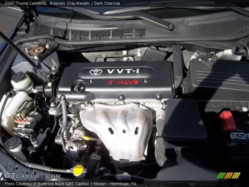 Magnetic Gray Metallic / Dark Charcoal 2007 Toyota Camry SE