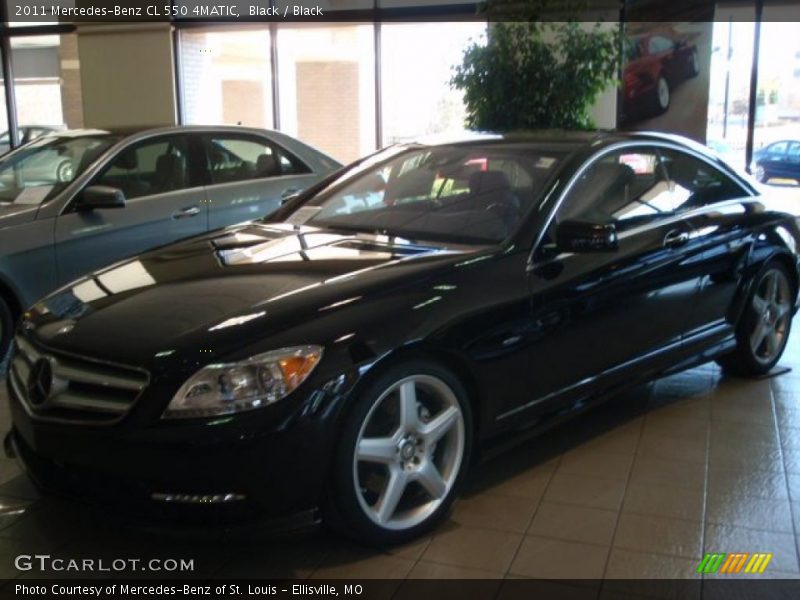 Black / Black 2011 Mercedes-Benz CL 550 4MATIC