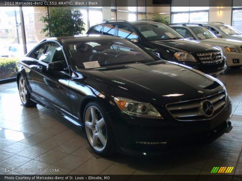Black / Black 2011 Mercedes-Benz CL 550 4MATIC