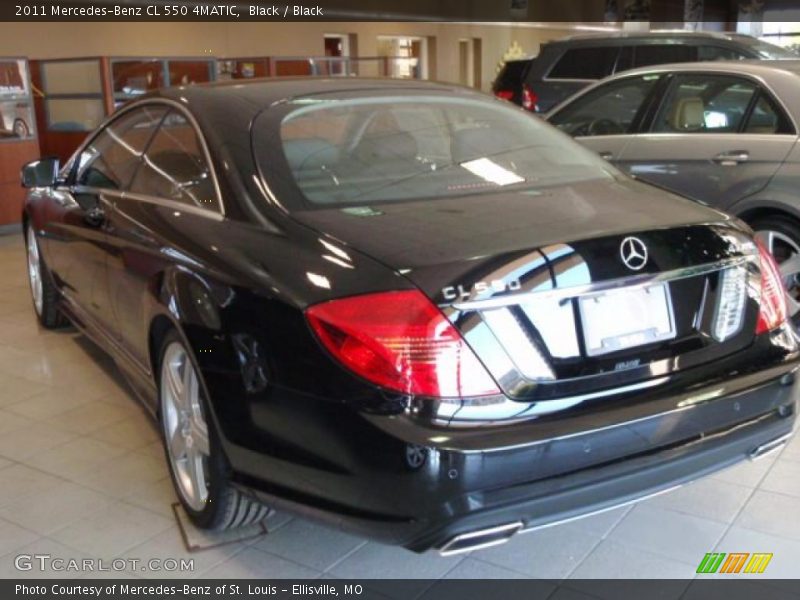 Black / Black 2011 Mercedes-Benz CL 550 4MATIC