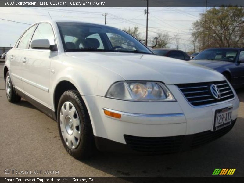Candy White / Grey 2003 Volkswagen Passat GL Sedan
