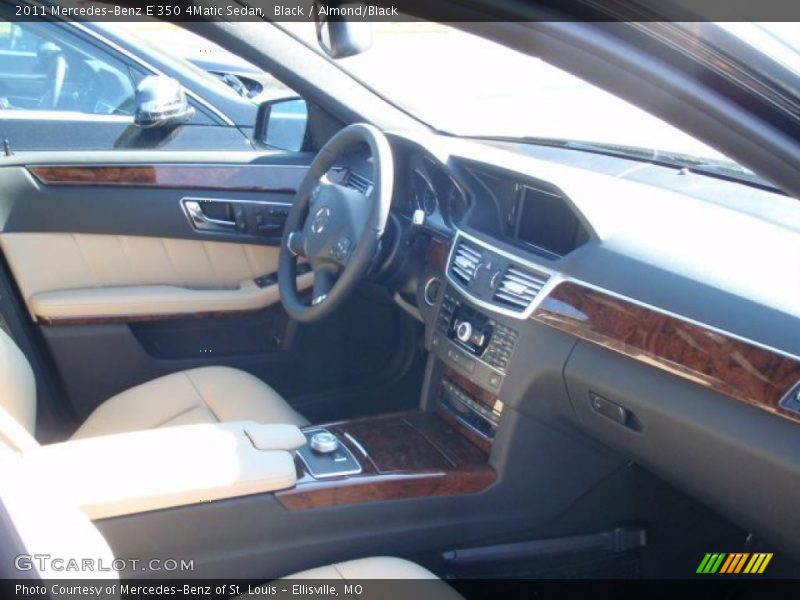 Black / Almond/Black 2011 Mercedes-Benz E 350 4Matic Sedan