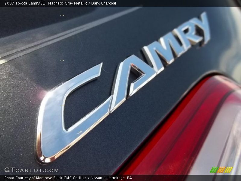 Magnetic Gray Metallic / Dark Charcoal 2007 Toyota Camry SE