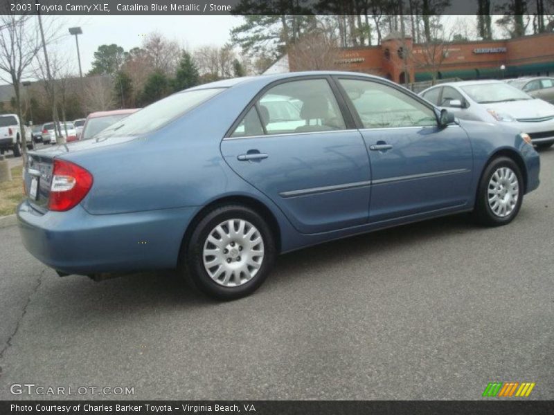 Catalina Blue Metallic / Stone 2003 Toyota Camry XLE