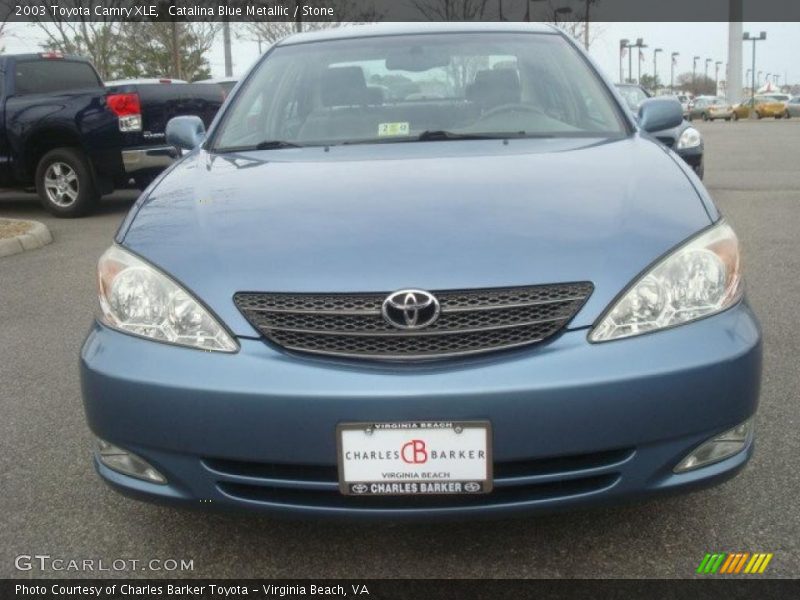 Catalina Blue Metallic / Stone 2003 Toyota Camry XLE
