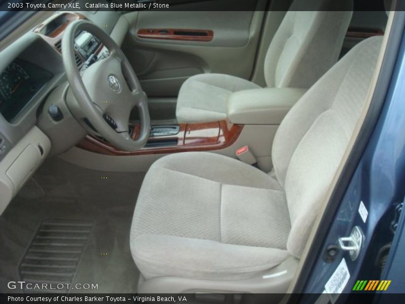 Catalina Blue Metallic / Stone 2003 Toyota Camry XLE