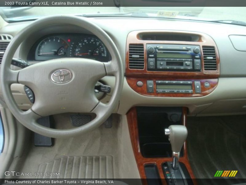 Catalina Blue Metallic / Stone 2003 Toyota Camry XLE
