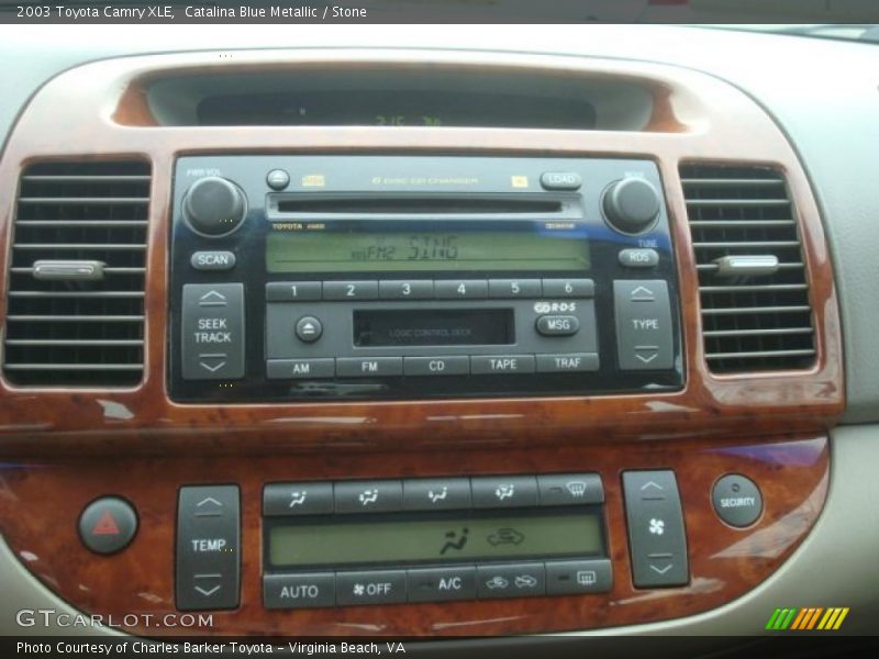 Catalina Blue Metallic / Stone 2003 Toyota Camry XLE