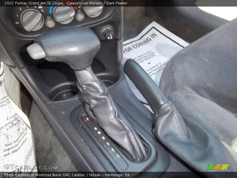  2002 Grand Am SE Coupe 4 Speed Automatic Shifter