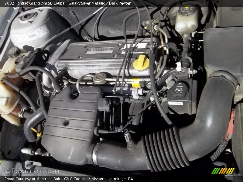  2002 Grand Am SE Coupe Engine - 2.2 Liter DOHC 16-Valve 4 Cylinder