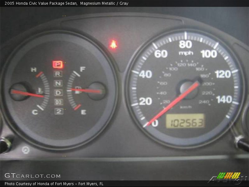 Magnesium Metallic / Gray 2005 Honda Civic Value Package Sedan