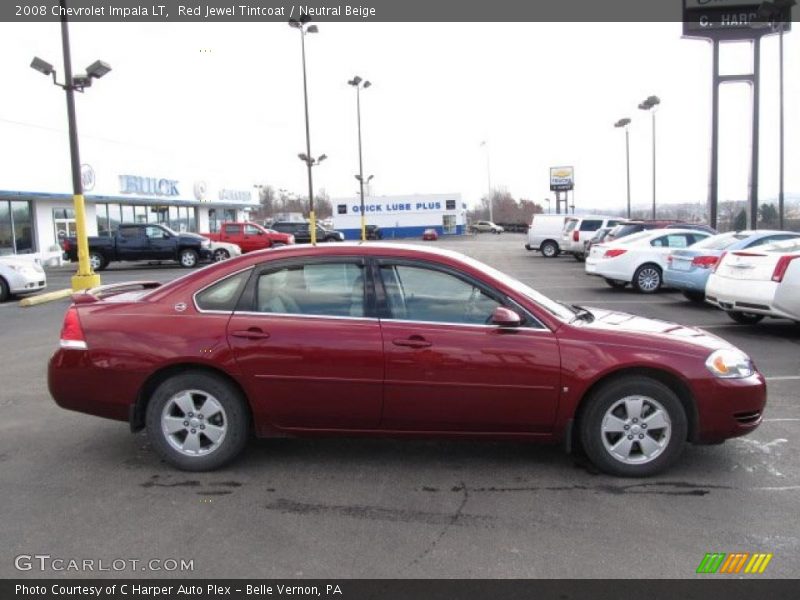 Red Jewel Tintcoat / Neutral Beige 2008 Chevrolet Impala LT