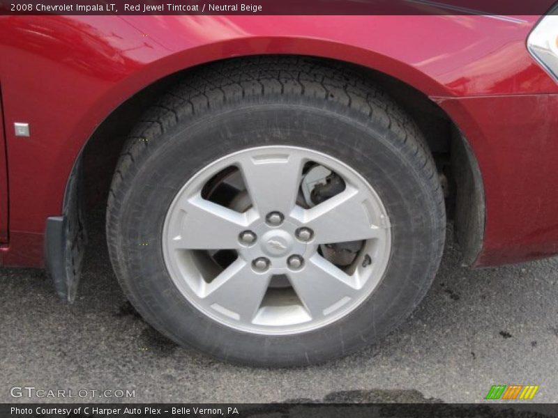 Red Jewel Tintcoat / Neutral Beige 2008 Chevrolet Impala LT