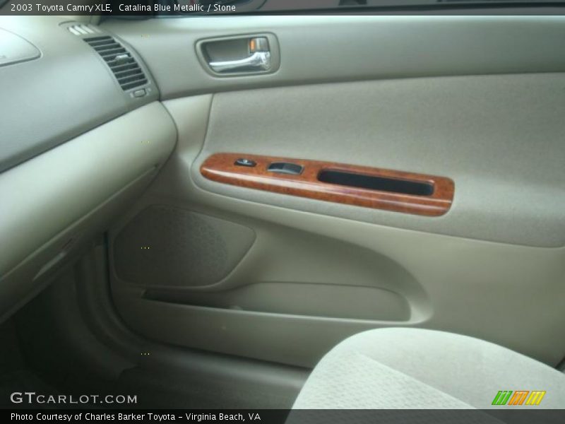 Catalina Blue Metallic / Stone 2003 Toyota Camry XLE