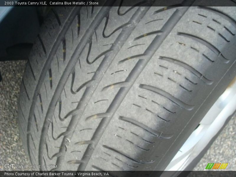 Catalina Blue Metallic / Stone 2003 Toyota Camry XLE