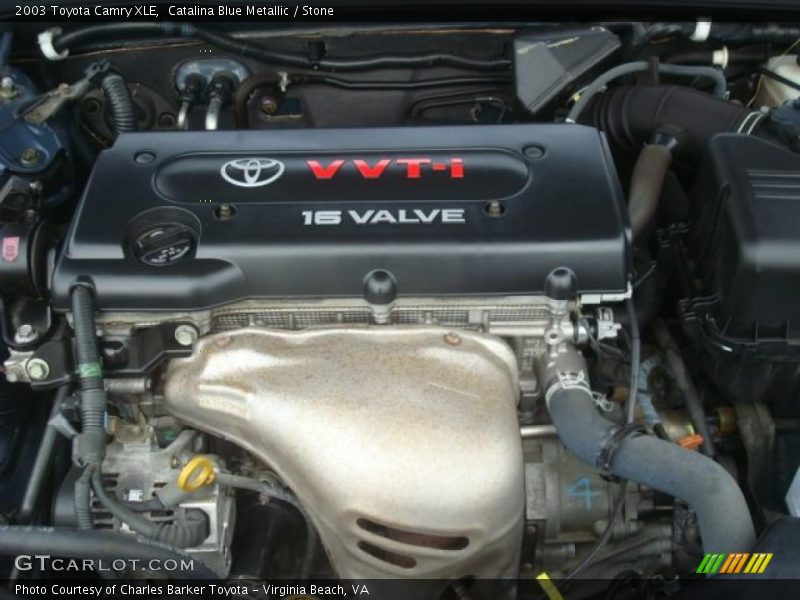 Catalina Blue Metallic / Stone 2003 Toyota Camry XLE