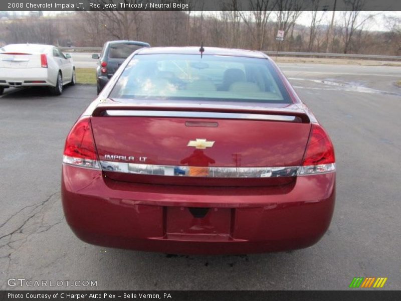 Red Jewel Tintcoat / Neutral Beige 2008 Chevrolet Impala LT