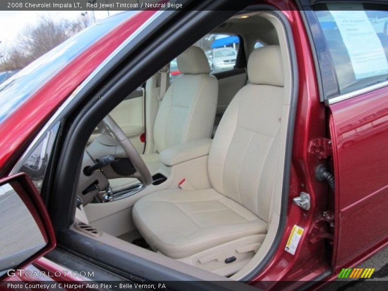 Red Jewel Tintcoat / Neutral Beige 2008 Chevrolet Impala LT