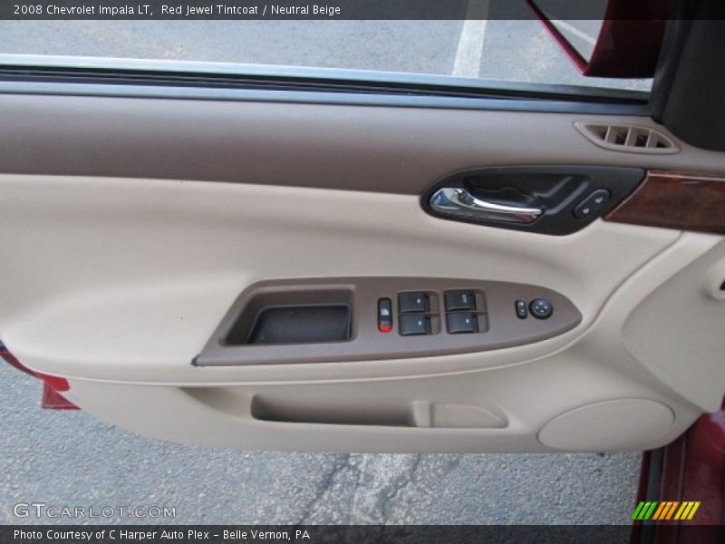 Red Jewel Tintcoat / Neutral Beige 2008 Chevrolet Impala LT