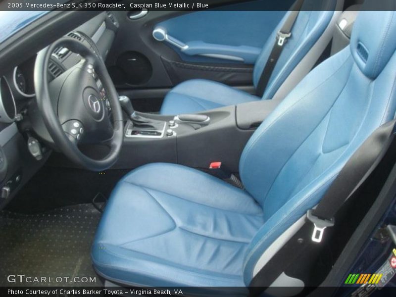  2005 SLK 350 Roadster Blue Interior