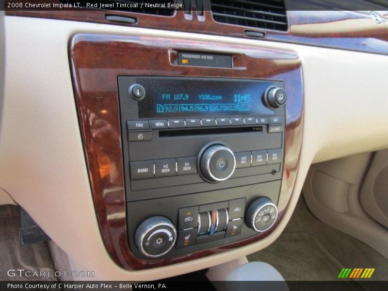 Red Jewel Tintcoat / Neutral Beige 2008 Chevrolet Impala LT