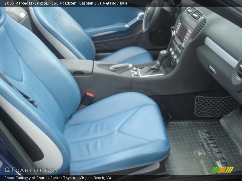  2005 SLK 350 Roadster Blue Interior