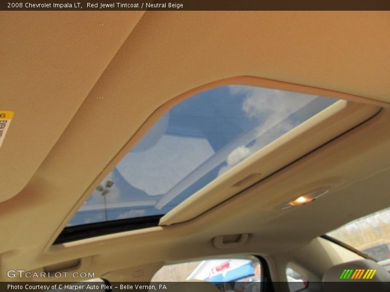 Red Jewel Tintcoat / Neutral Beige 2008 Chevrolet Impala LT