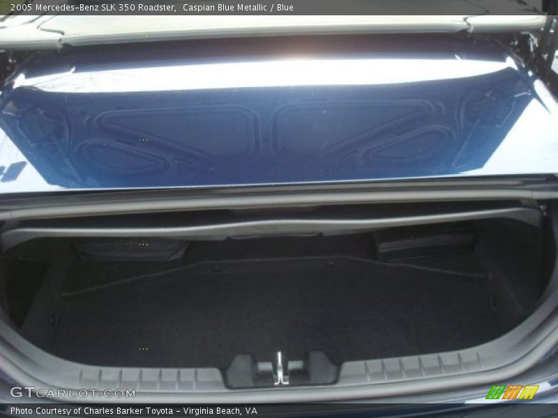 Caspian Blue Metallic / Blue 2005 Mercedes-Benz SLK 350 Roadster
