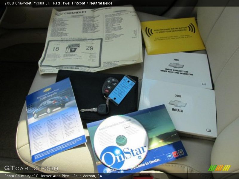 Red Jewel Tintcoat / Neutral Beige 2008 Chevrolet Impala LT