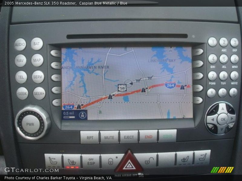 Navigation of 2005 SLK 350 Roadster