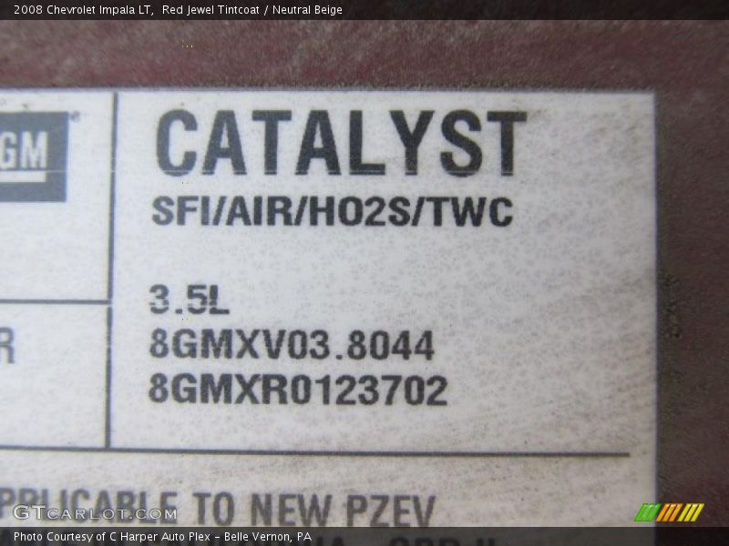 Red Jewel Tintcoat / Neutral Beige 2008 Chevrolet Impala LT