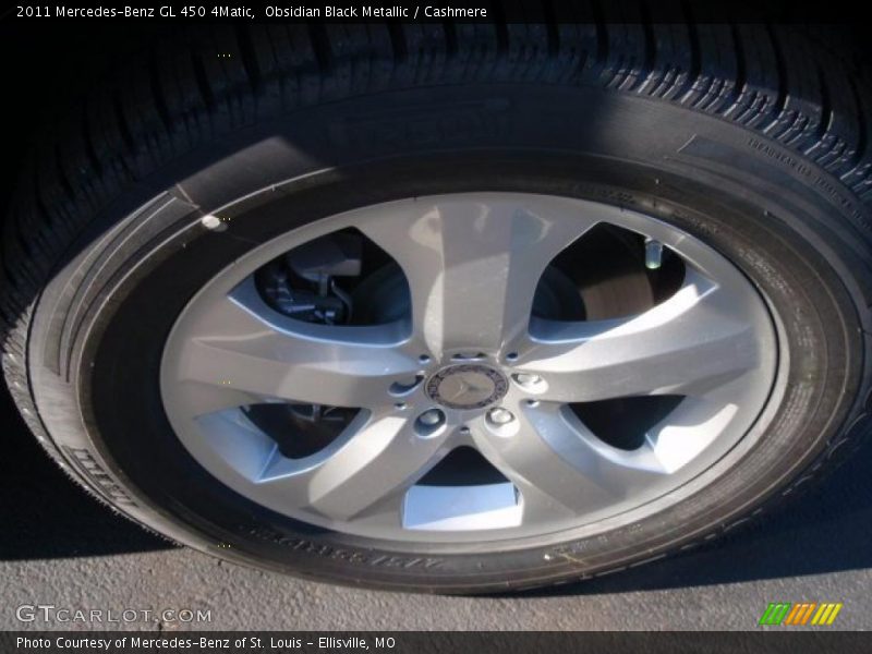Obsidian Black Metallic / Cashmere 2011 Mercedes-Benz GL 450 4Matic