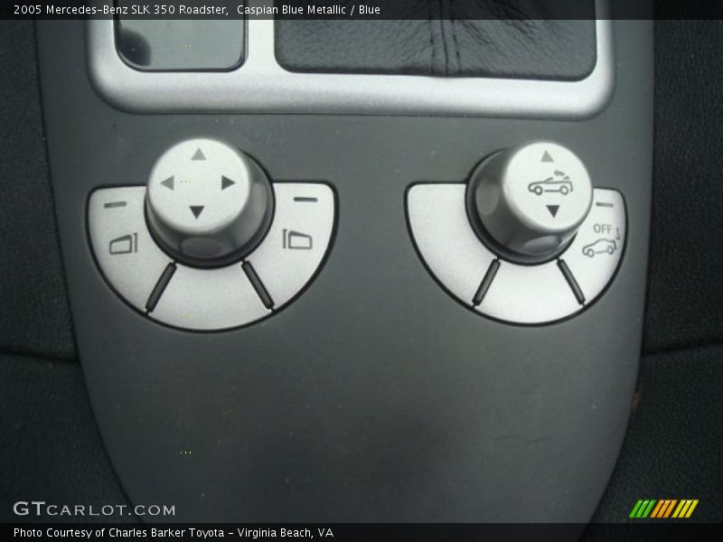 Caspian Blue Metallic / Blue 2005 Mercedes-Benz SLK 350 Roadster