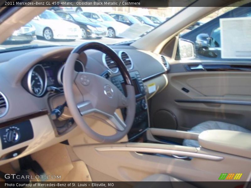 Obsidian Black Metallic / Cashmere 2011 Mercedes-Benz GL 450 4Matic