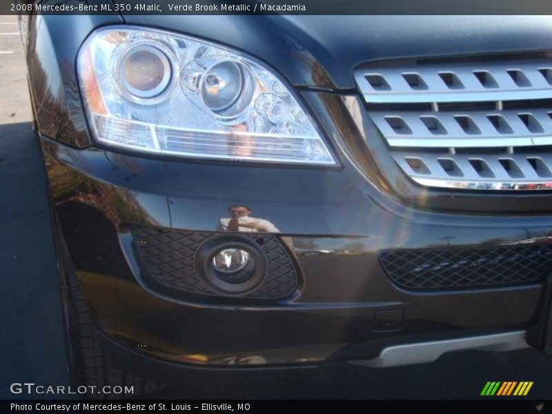 Verde Brook Metallic / Macadamia 2008 Mercedes-Benz ML 350 4Matic
