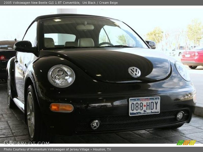 Uni Black / Cream Beige 2005 Volkswagen New Beetle GLS 1.8T Convertible