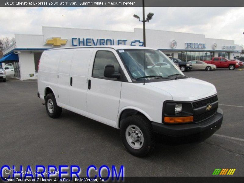 Summit White / Medium Pewter 2010 Chevrolet Express 2500 Work Van
