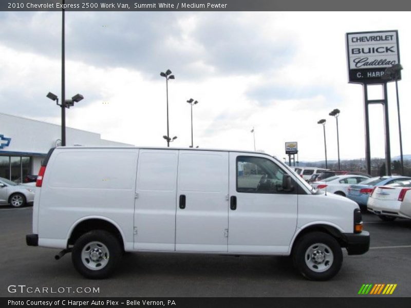 Summit White / Medium Pewter 2010 Chevrolet Express 2500 Work Van