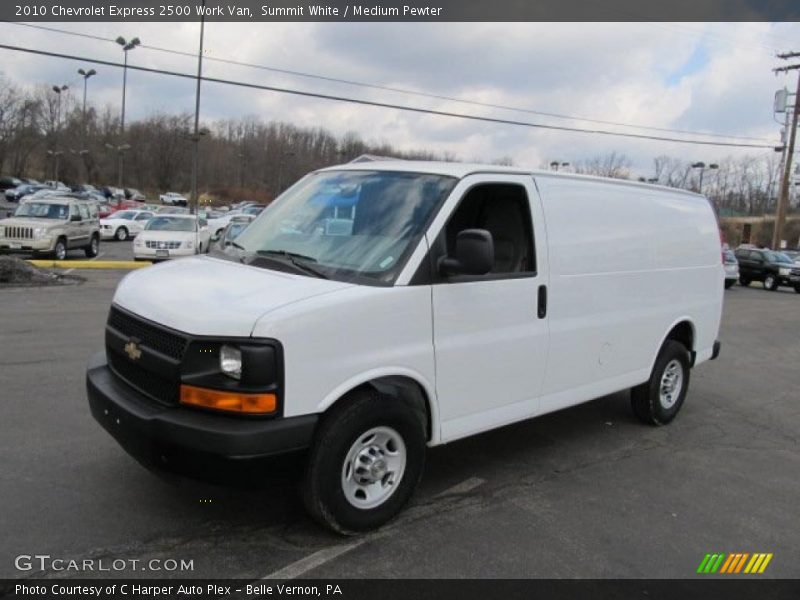 Summit White / Medium Pewter 2010 Chevrolet Express 2500 Work Van