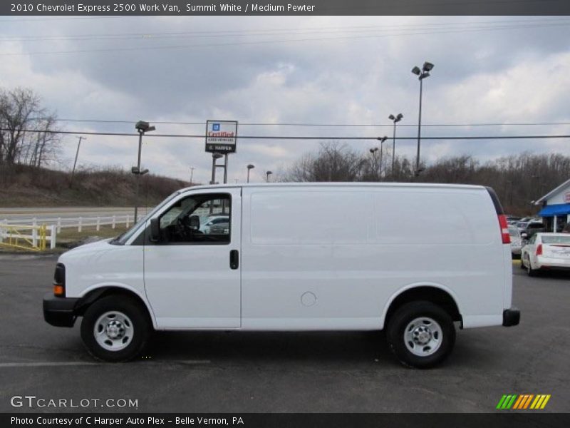 Summit White / Medium Pewter 2010 Chevrolet Express 2500 Work Van