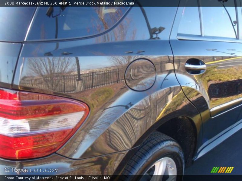 Verde Brook Metallic / Macadamia 2008 Mercedes-Benz ML 350 4Matic