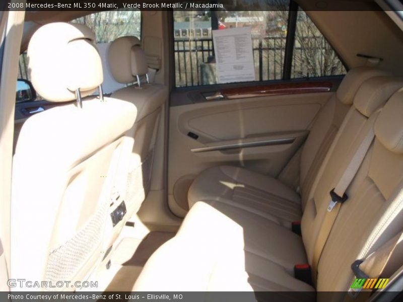 Verde Brook Metallic / Macadamia 2008 Mercedes-Benz ML 350 4Matic