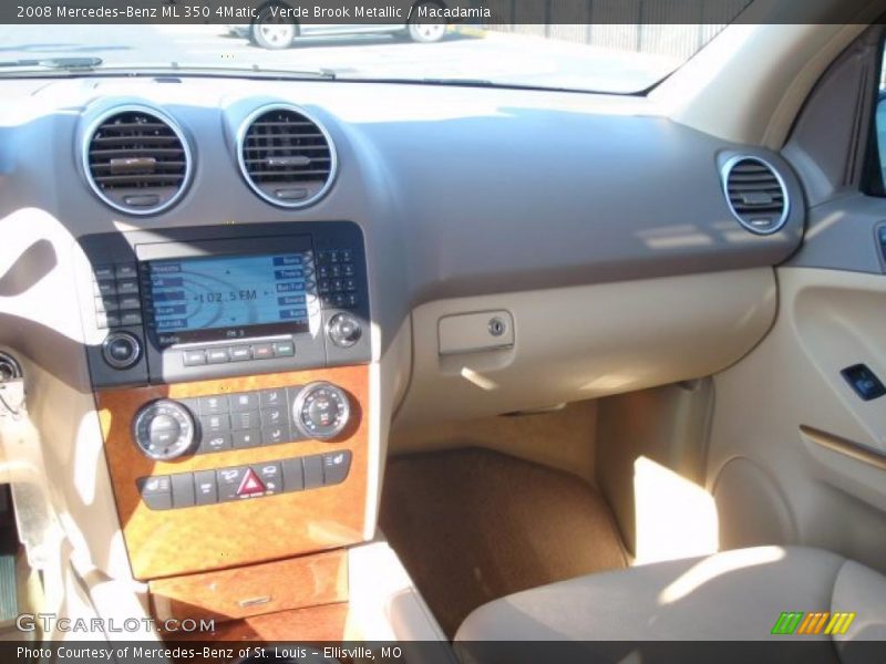 Verde Brook Metallic / Macadamia 2008 Mercedes-Benz ML 350 4Matic