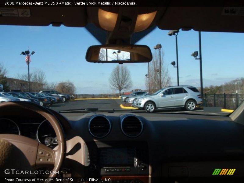 Verde Brook Metallic / Macadamia 2008 Mercedes-Benz ML 350 4Matic