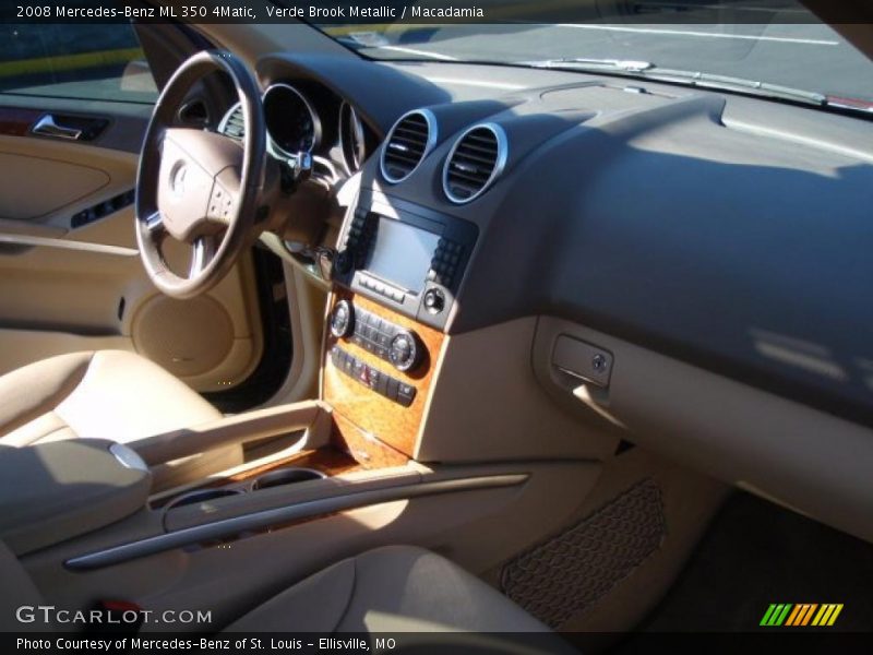 Verde Brook Metallic / Macadamia 2008 Mercedes-Benz ML 350 4Matic