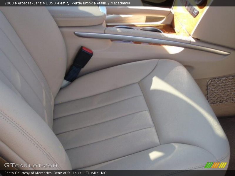 Verde Brook Metallic / Macadamia 2008 Mercedes-Benz ML 350 4Matic